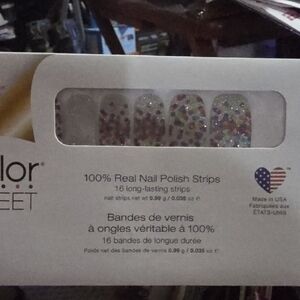 Glitter Confetti Nail Polish Strips - 16 Pack